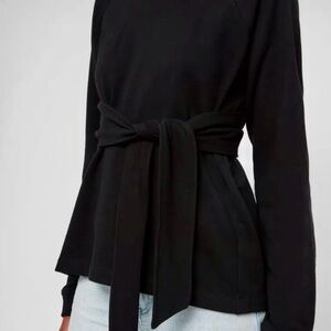 All Saints Petunia Sweatshirt, Black, Size Small